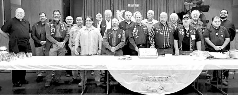 Knights of Columbus held an appreciation dinner recently at Our Lady of Peace Catholic Church Parish Hall in Alpine. Courtesy photo