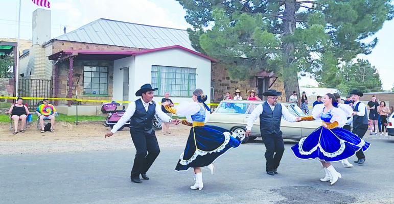One of many entertainers scheduled for Saturday’s Cinco de Mayo celebration held on Historic Murphy Street in downtown Alpine that was featured was Terlingua’s Nueva Generacion Ballet Folklorico. Photo by Kara Gerbert.