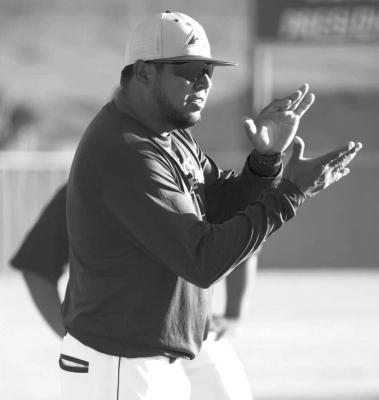 Head baseball coach Adam Llanez encourages his players during one of the many baseball games this season. For complete sports coverage, see pages 6-7. Photo by Annika Canaba-AMC Photography