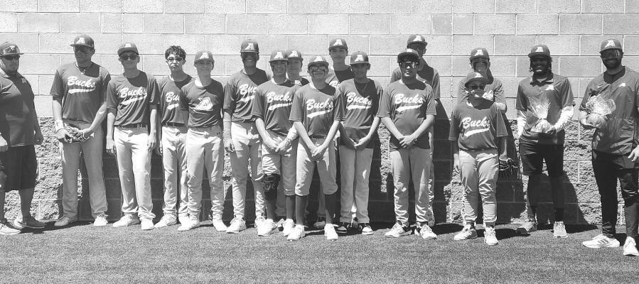 AMS eighth-grade baseball team. Courtesy photo