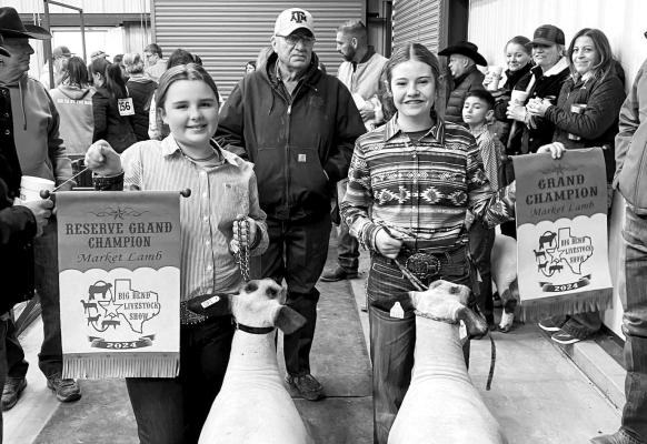 Champion lamb exhibitors