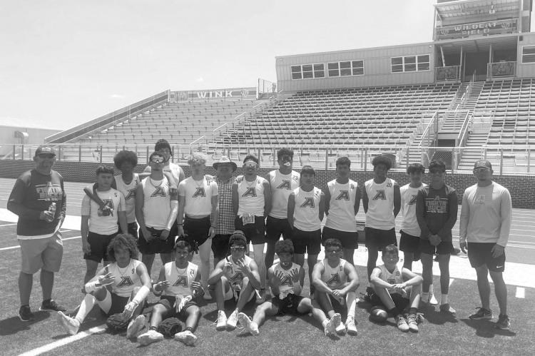 The Alpine 7on7 football team qualified this past weekend in Wink for the State Tournament that will be held June 27-29. The Alpine 7on7 team is coached by Danny and Derek Rojo and organized and sponsored by Felipe Fierro and Angie Smith. Courtesy photo